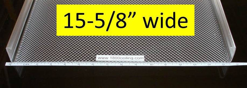 4' Wrap Around Lens: 15-3/8" Wide x 1-11/16" High - 1800ceiling